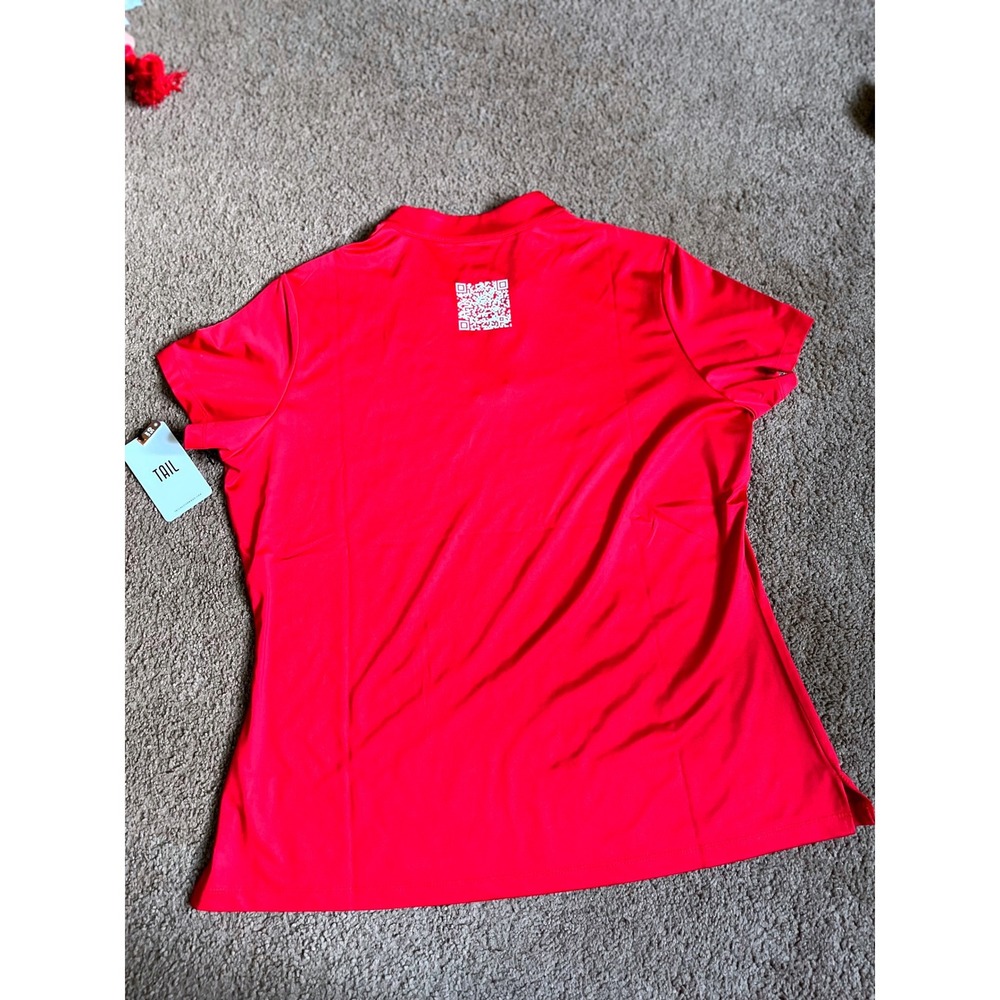 Tail Women's Red Polo Golf Shirt - Picture 8 of 9